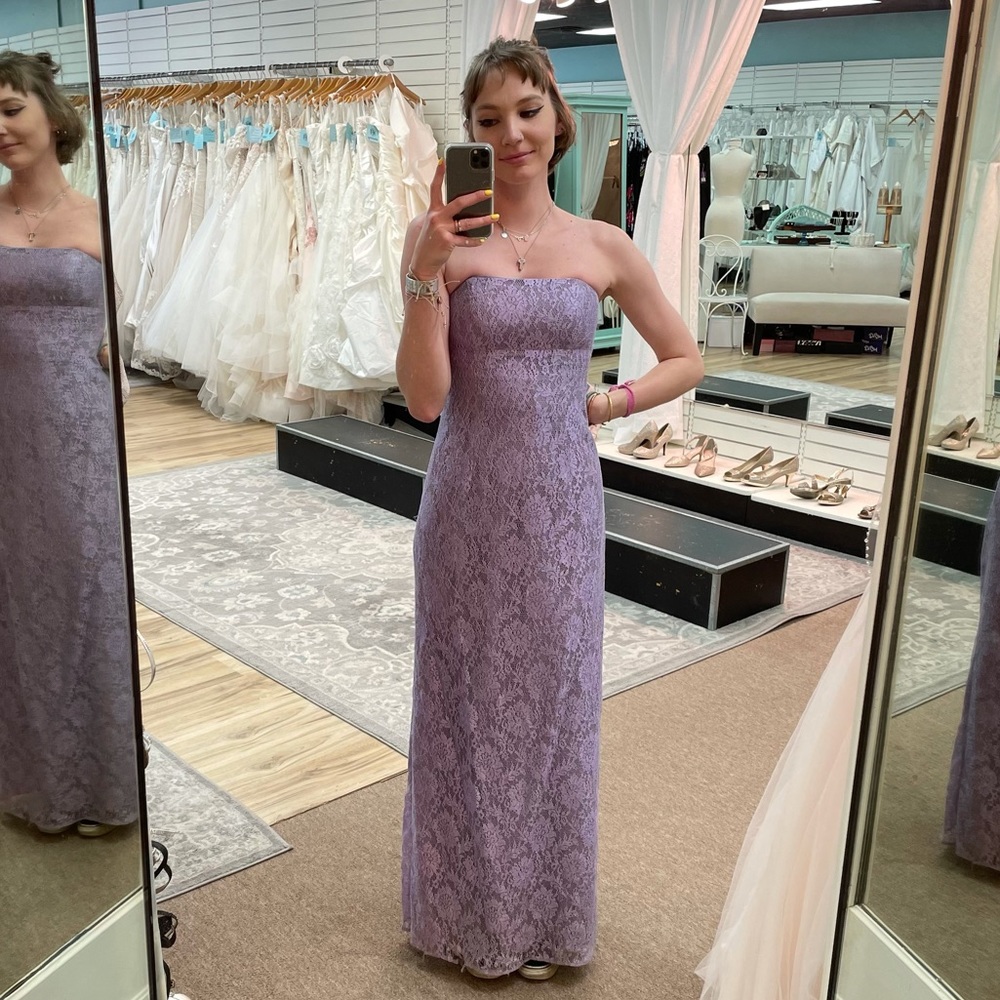 Strapless Lace Dress